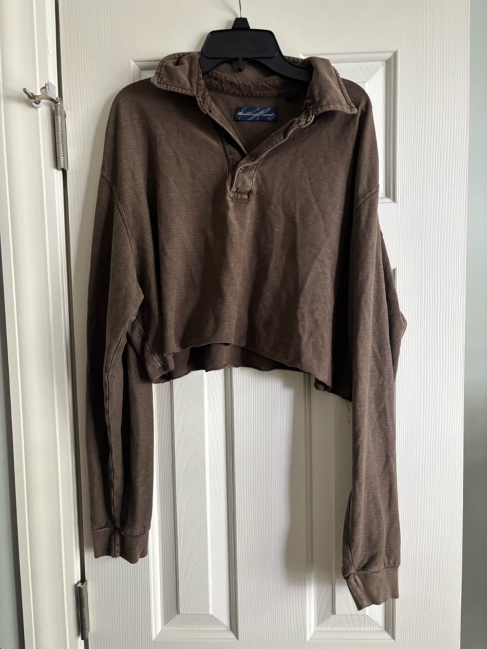 Weathered Casuals Brown Button-Up Shirt